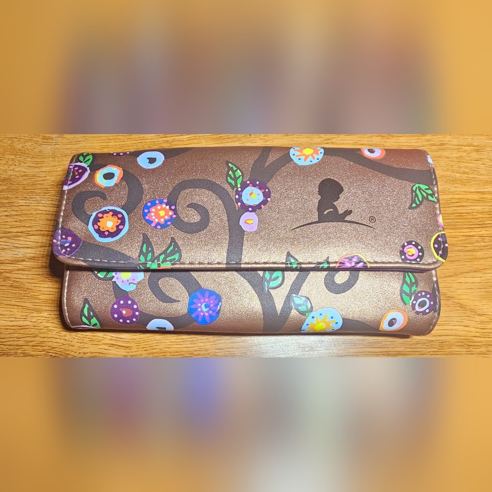 St. Jude children's foundation whimsical  brown colorful jewelry travel case